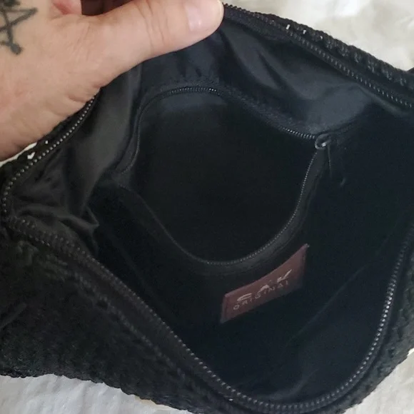 The Sak Black Mini Bag with Shell Accents - Picture 7 of 8